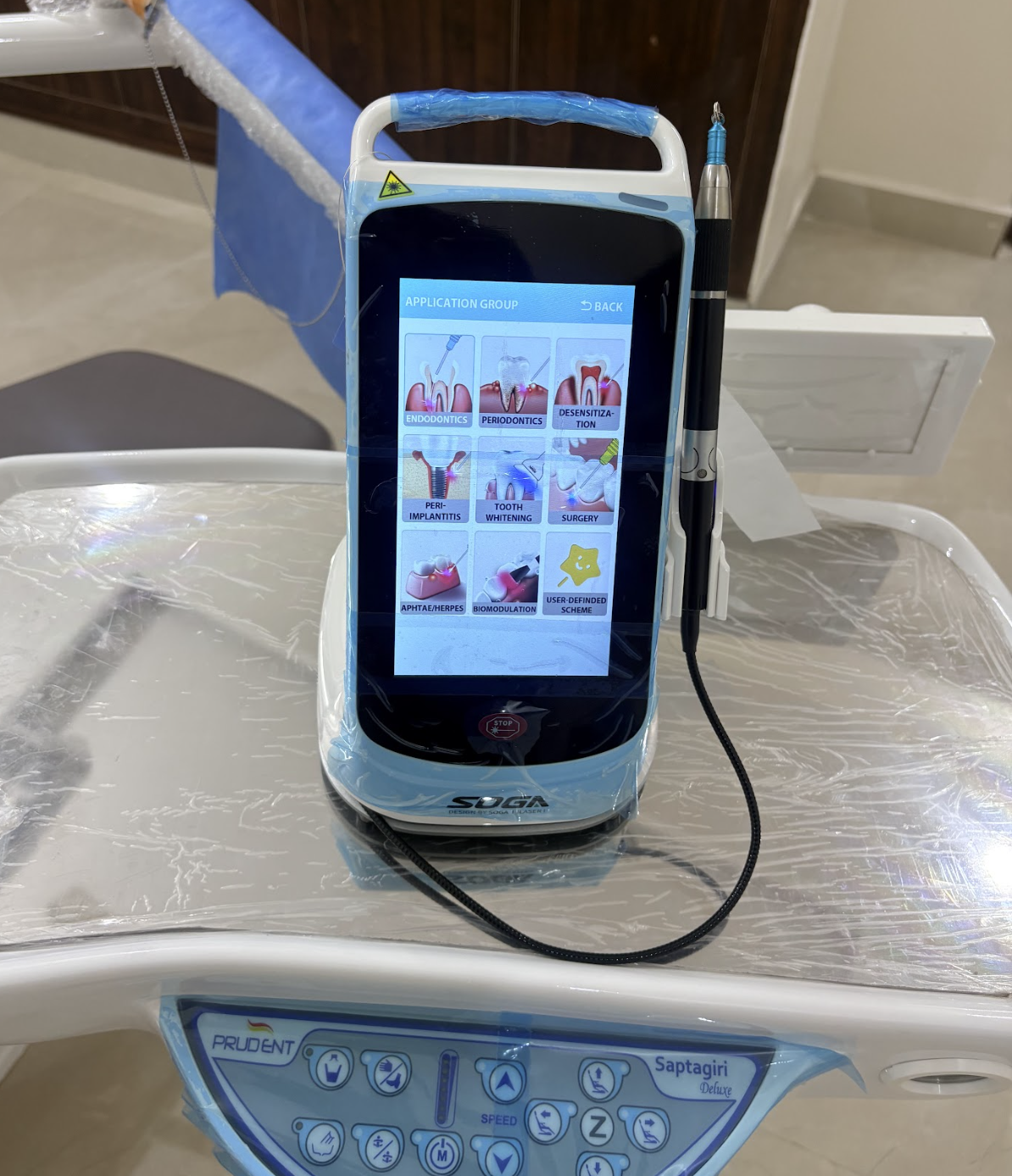 Laser dentistry equipment for painless treatments